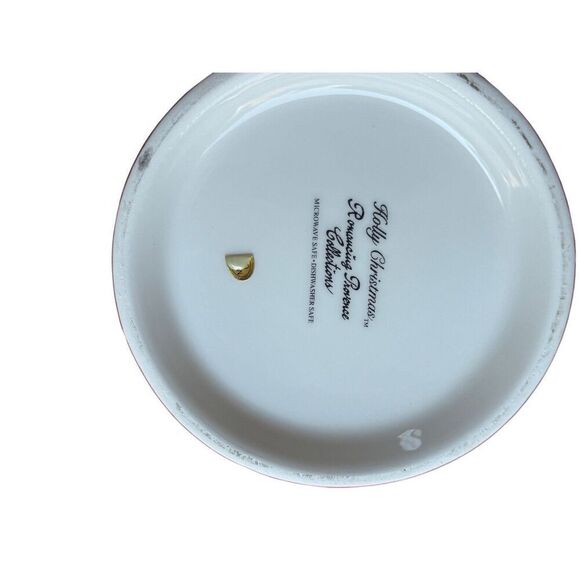 Holly Christmas 3 Pc Tea Set Romancing Provence Collections 2008 Creamer… - Picture 4 of 15